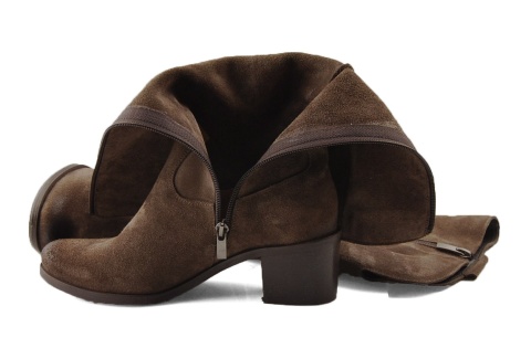 Olivetti KO-05 brązowe skórzane kowbojki