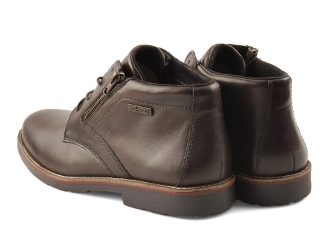 Rieker 15324-25 brązowe skórzane botki