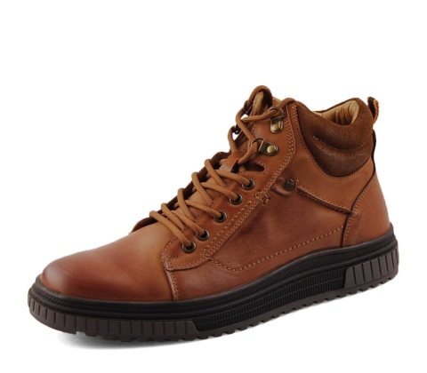 T.Sokolski Z25-106 brązowe skórzane botki