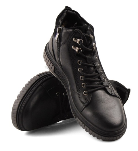 T.Sokolski Z25-106 czarne skórzane botki