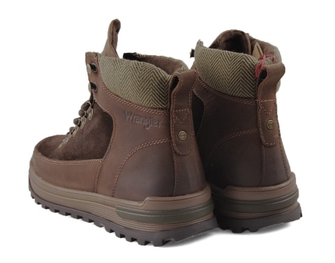 Wrangler 20253030.IKU brązowe skórzane trapery